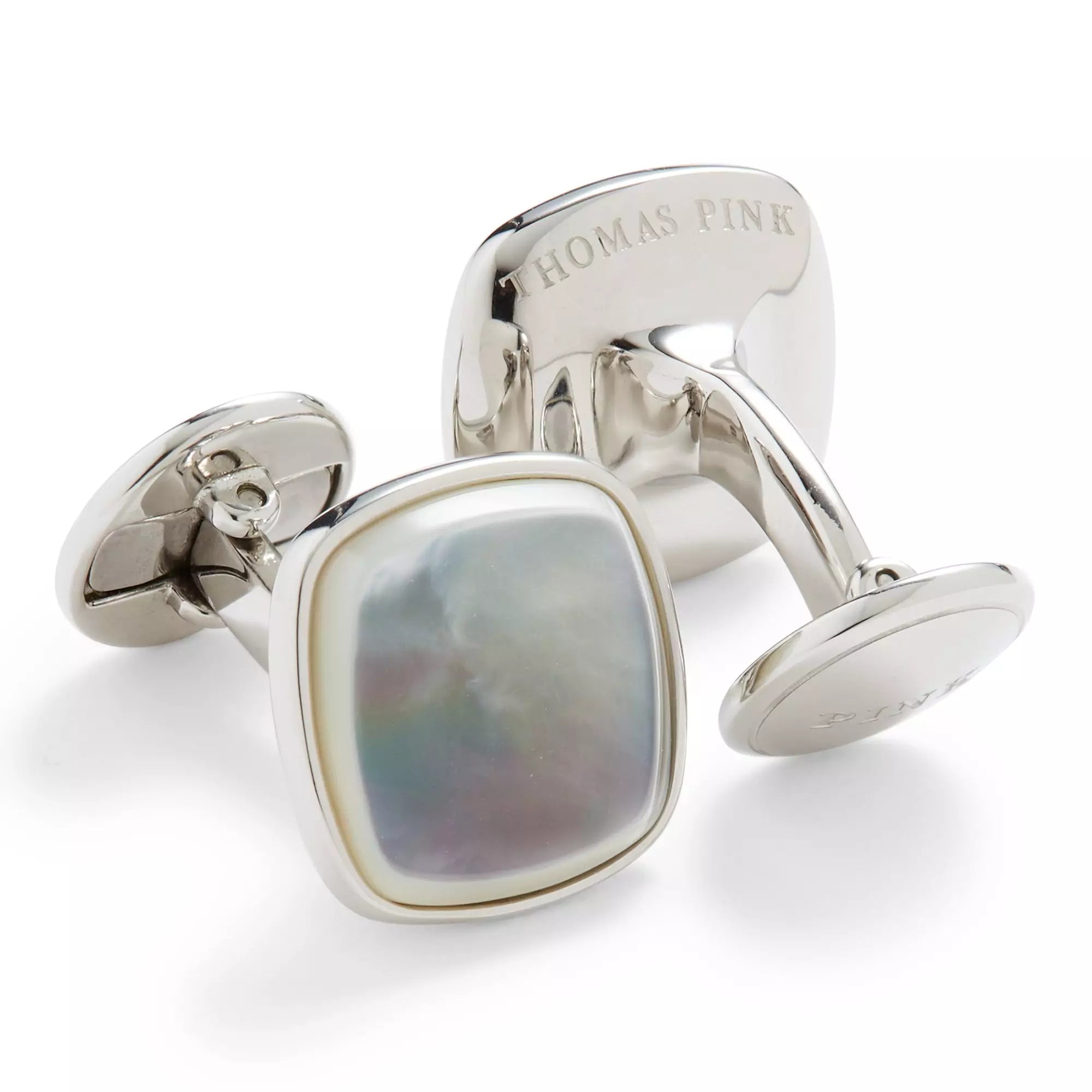 White Semi Precious Mother of Pearl Cufflinks