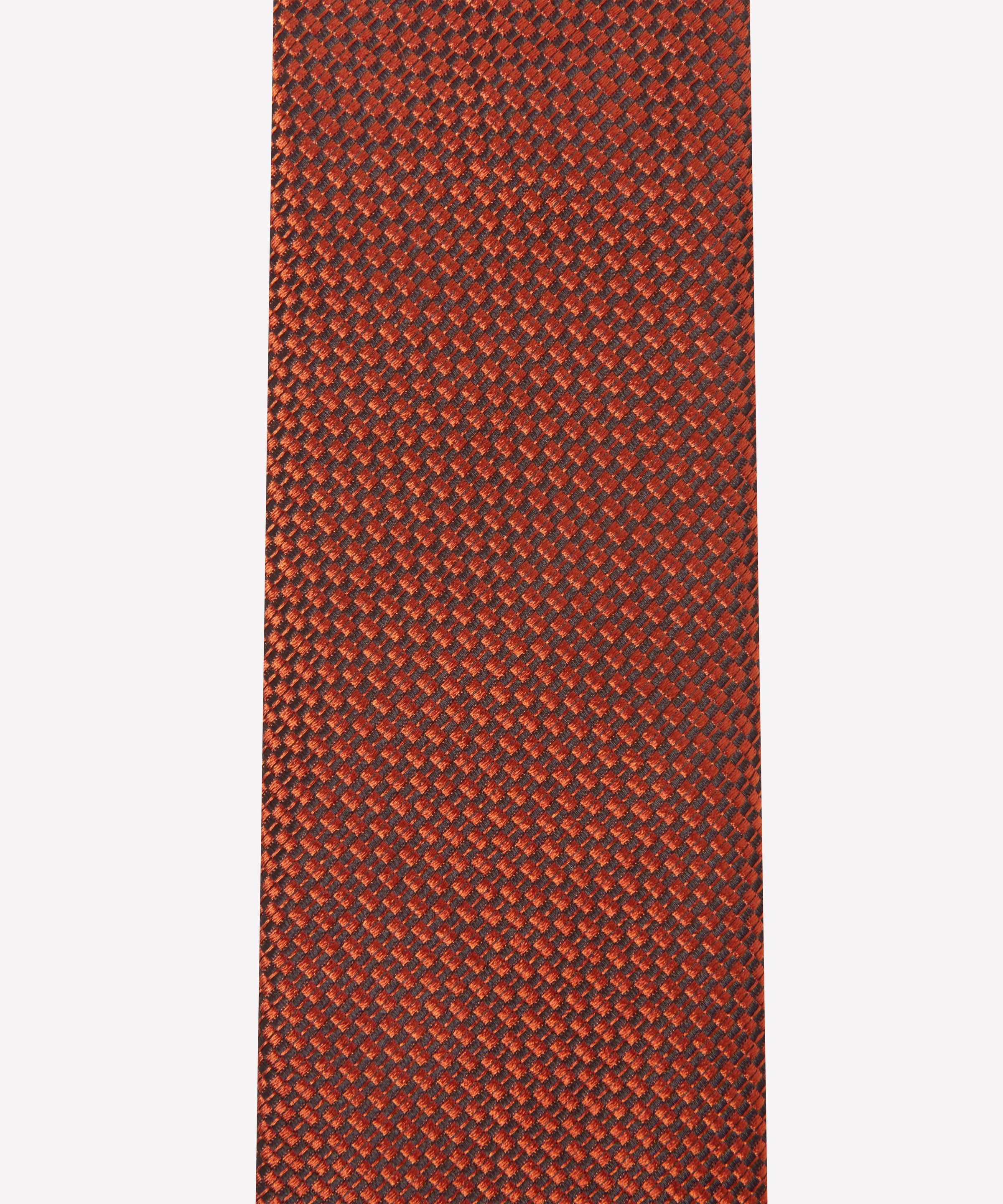 Brick Tonal Textured Woven Silk Tie