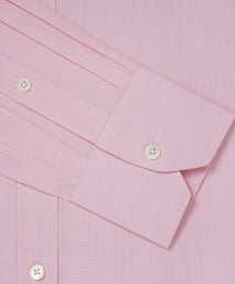 Pink Tailored Fit End on End Formal Shirt