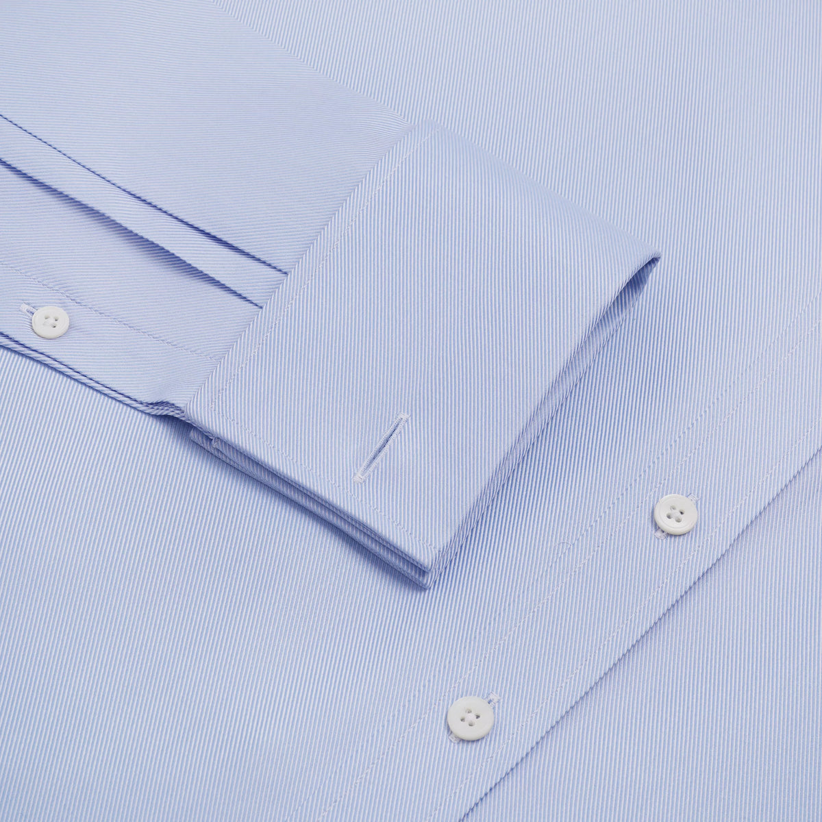 Pale Blue Slim Fit Double Cuff Royal Twill Formal Shirt