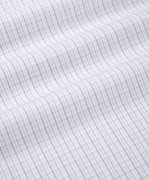Blue & Grey Slim Fit Supraluxe Multi Check Formal Shirt