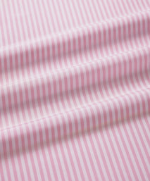 Pink & White Classic Fit Smart Casual Cotton Stripe Shirt